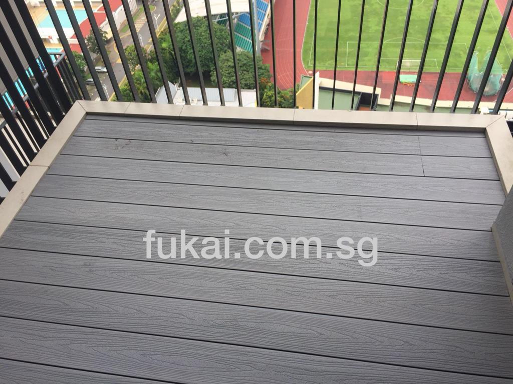 Light Grey Composite Deck Strips